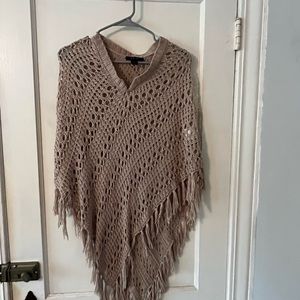 Style & Co. Knit Pancho